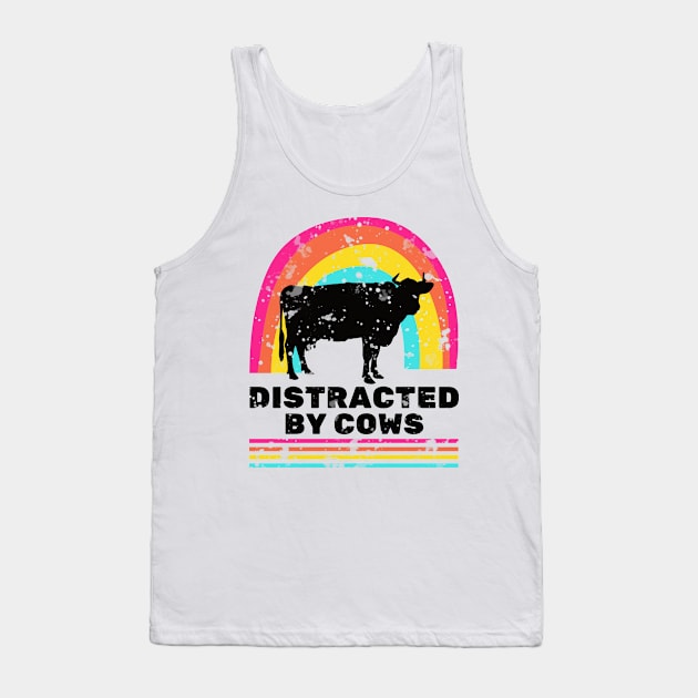 Easily distracted by cows Tank Top by Nice Surprise